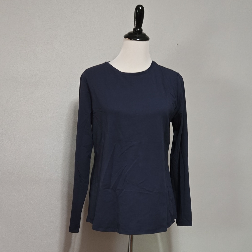 3 For 9$ Susan Graver Deep Blue Long Sleeve Top